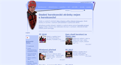 Desktop Screenshot of pazout.horolezci.cz