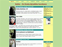 Tablet Screenshot of kalim.horolezci.cz