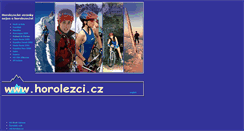 Desktop Screenshot of letenky.horolezci.cz
