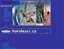 Tablet Screenshot of letenky.horolezci.cz