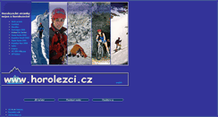 Desktop Screenshot of horolezci.cz